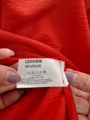 Летнее платье, красное Darkwin.