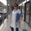 Белая туника -рубашка на пуговках, с ассиметричными вставками. Батальная серия. Darwin
